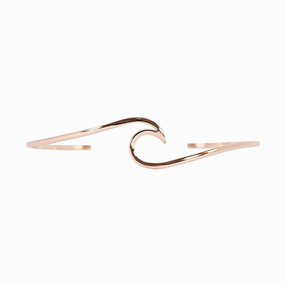Pura Vida Jewelry - Pura Vida NEW Wave Cuff Rose Gold Bracelet